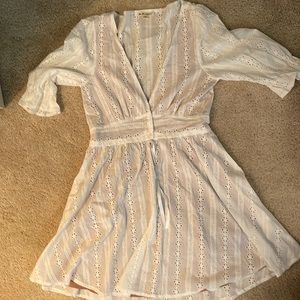 Precious FLL white eyelet dress!